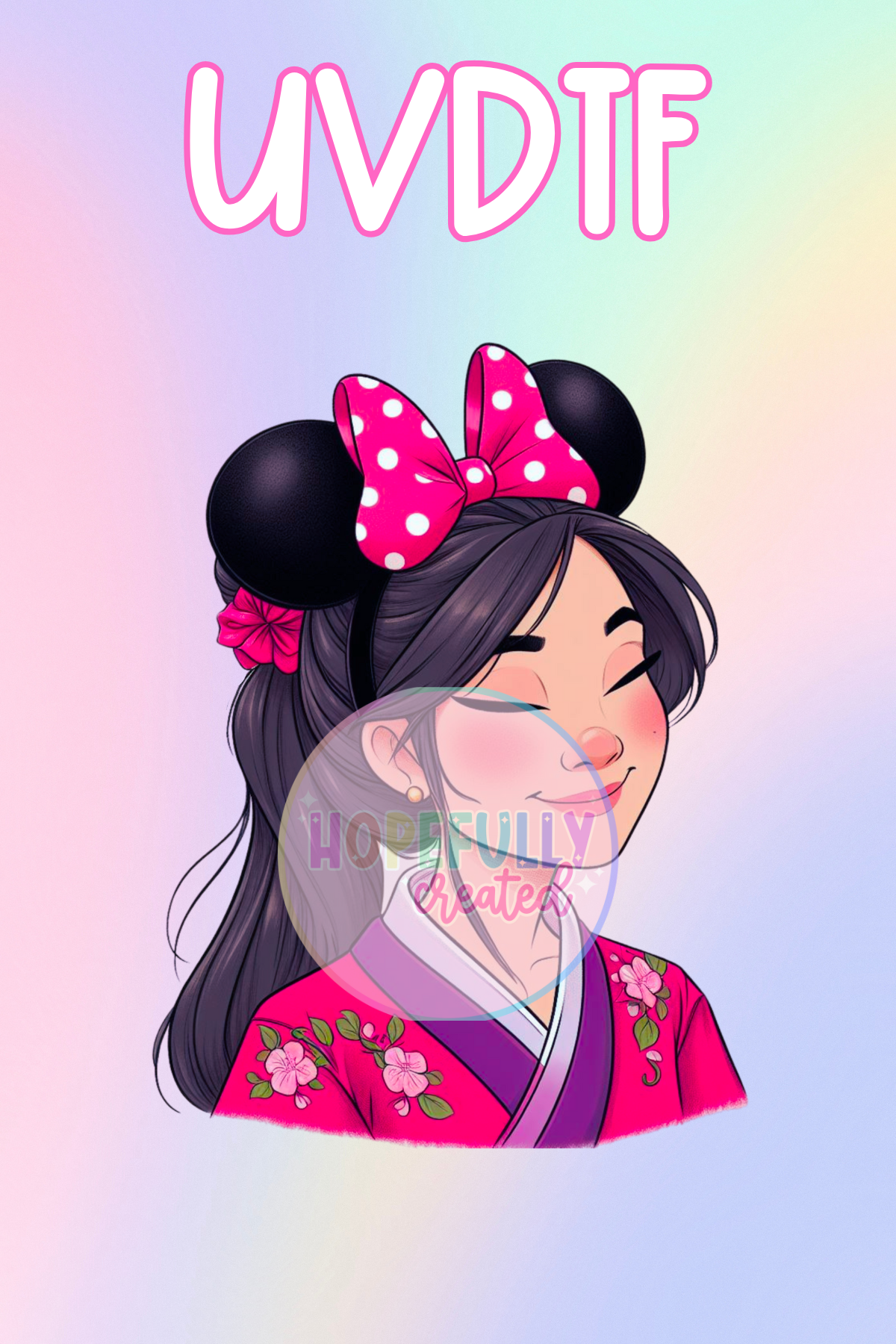 Princess UVDTF Decal