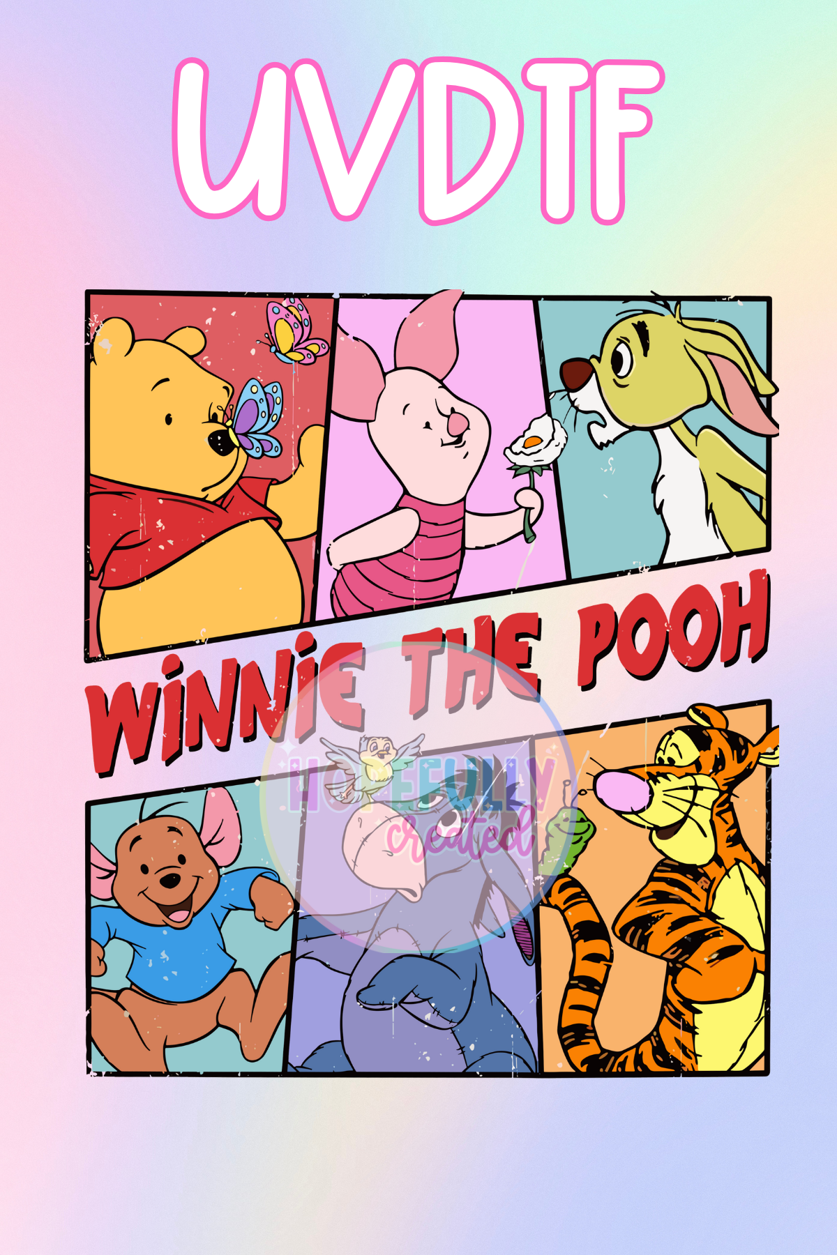 Bear Friends UVDTF Decal