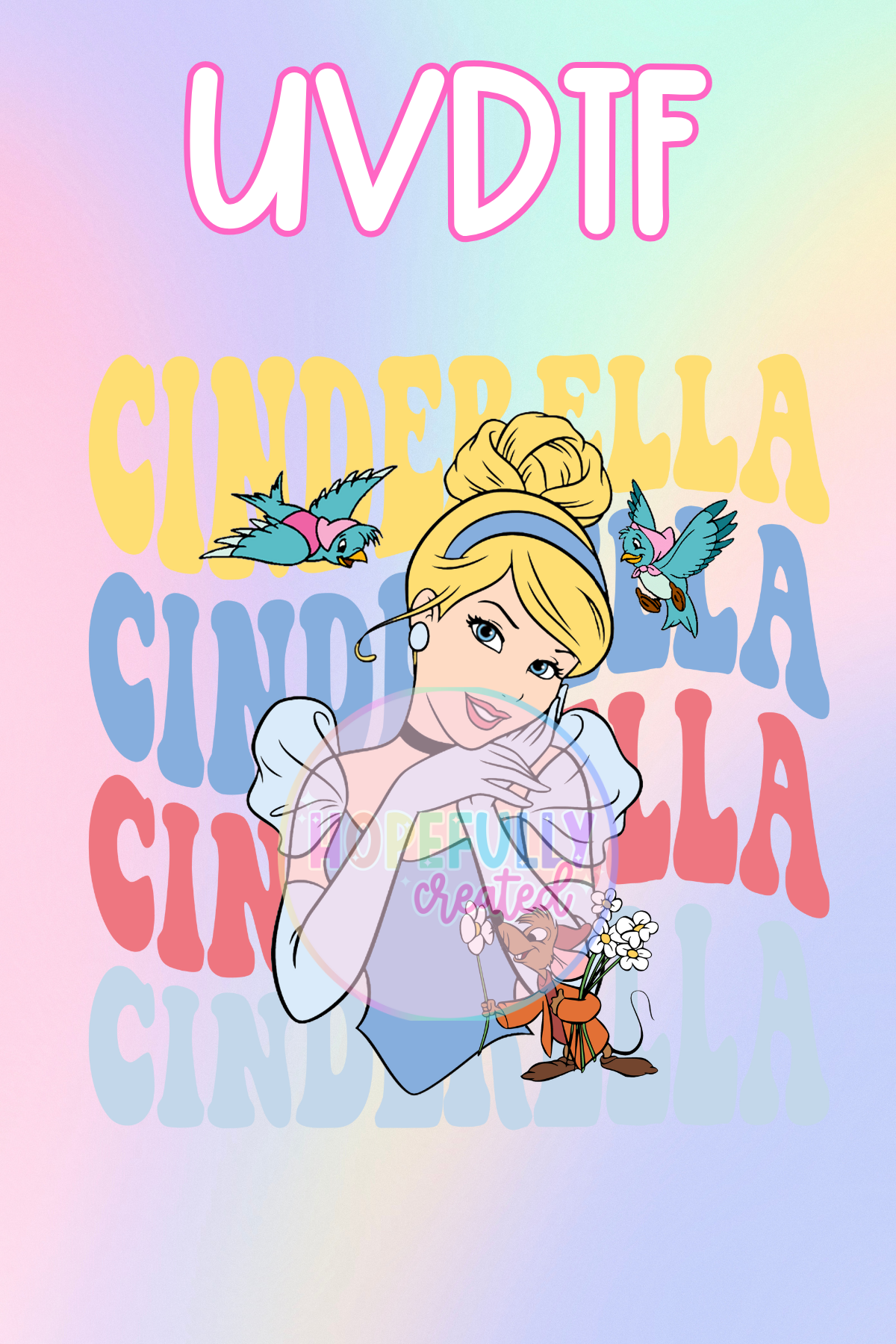 Cinderella UVDTF Decal