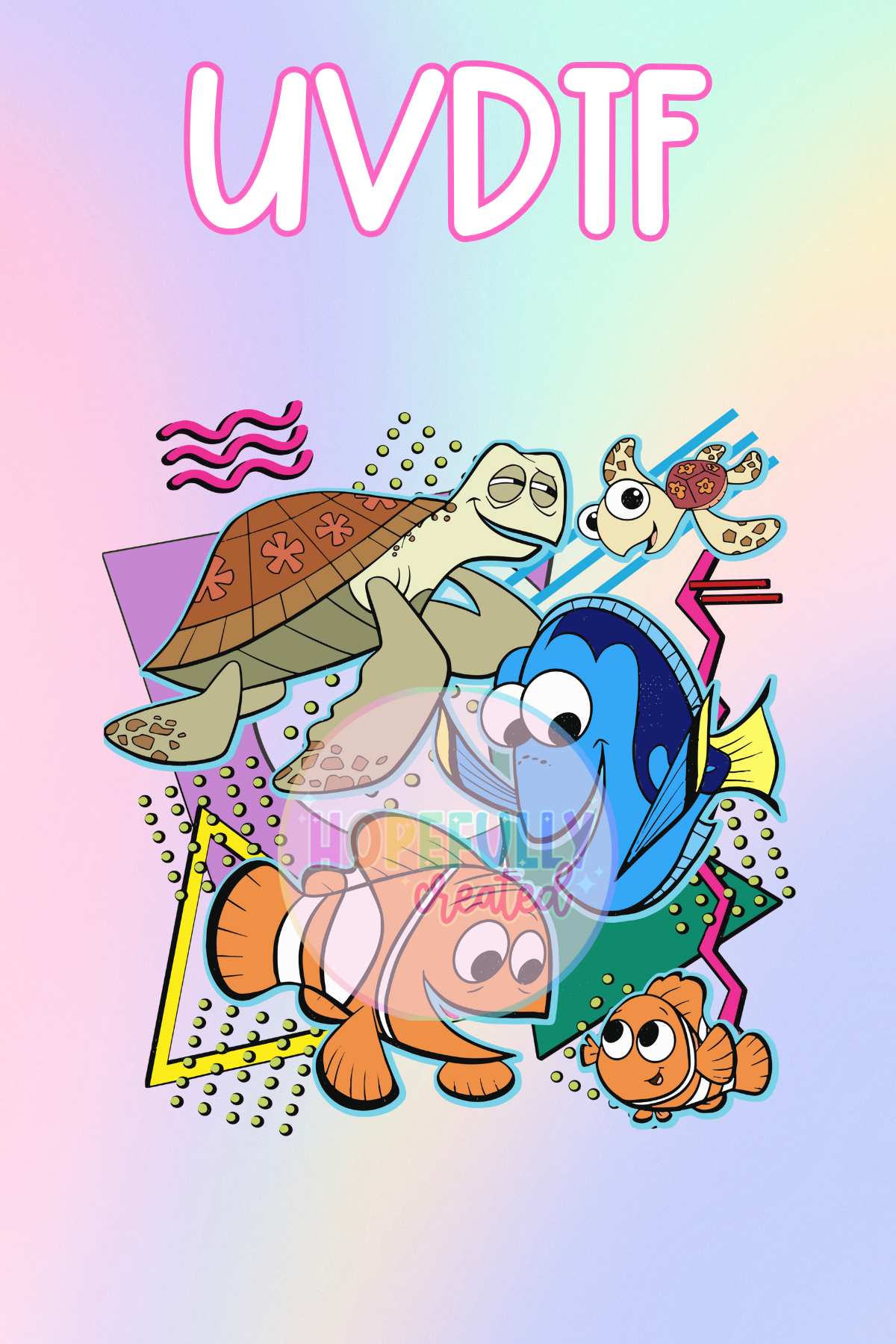 Fish UVDTF Decal