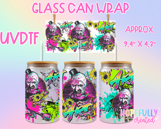 Art UVDTF Glass Can Wrap