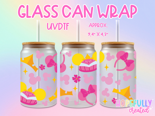 Aurora Headbands UVDTF Glass Can Wrap