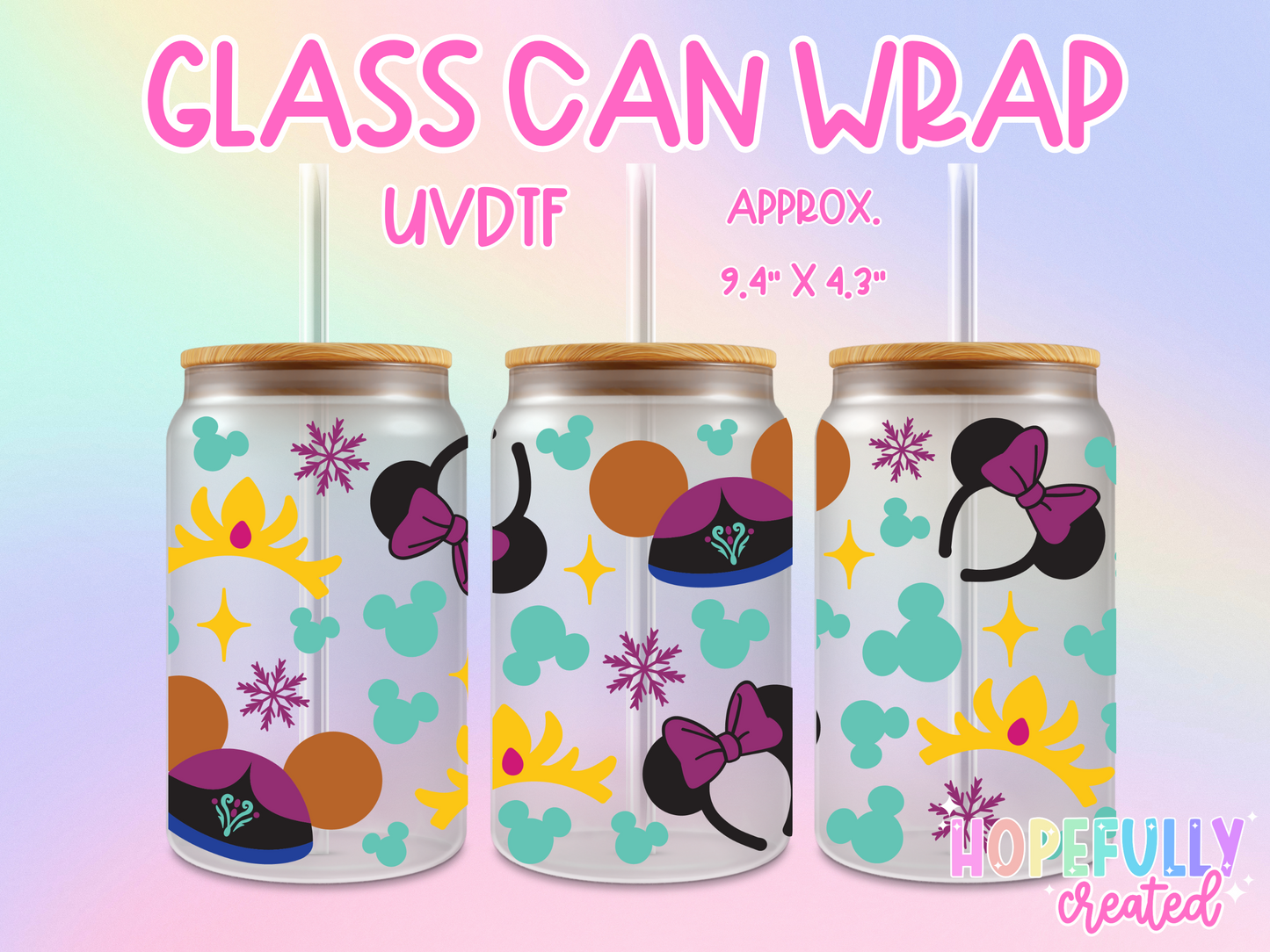 Anna Headbands UVDTF Glass Can Wrap