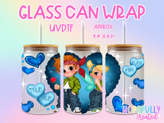 Cholo Princess UVDTF Glass Can Wrap