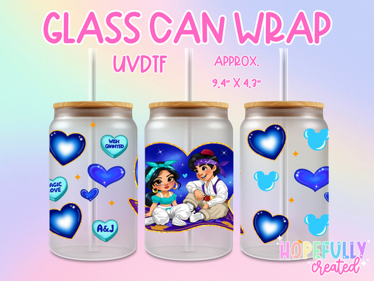 Cholo Princess UVDTF Glass Can Wrap