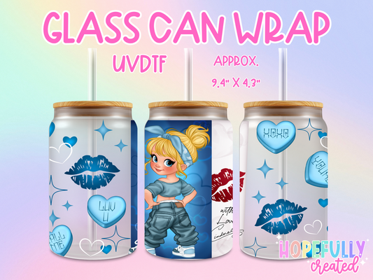 Chola Cindy UVDTF Glass Can Wrap