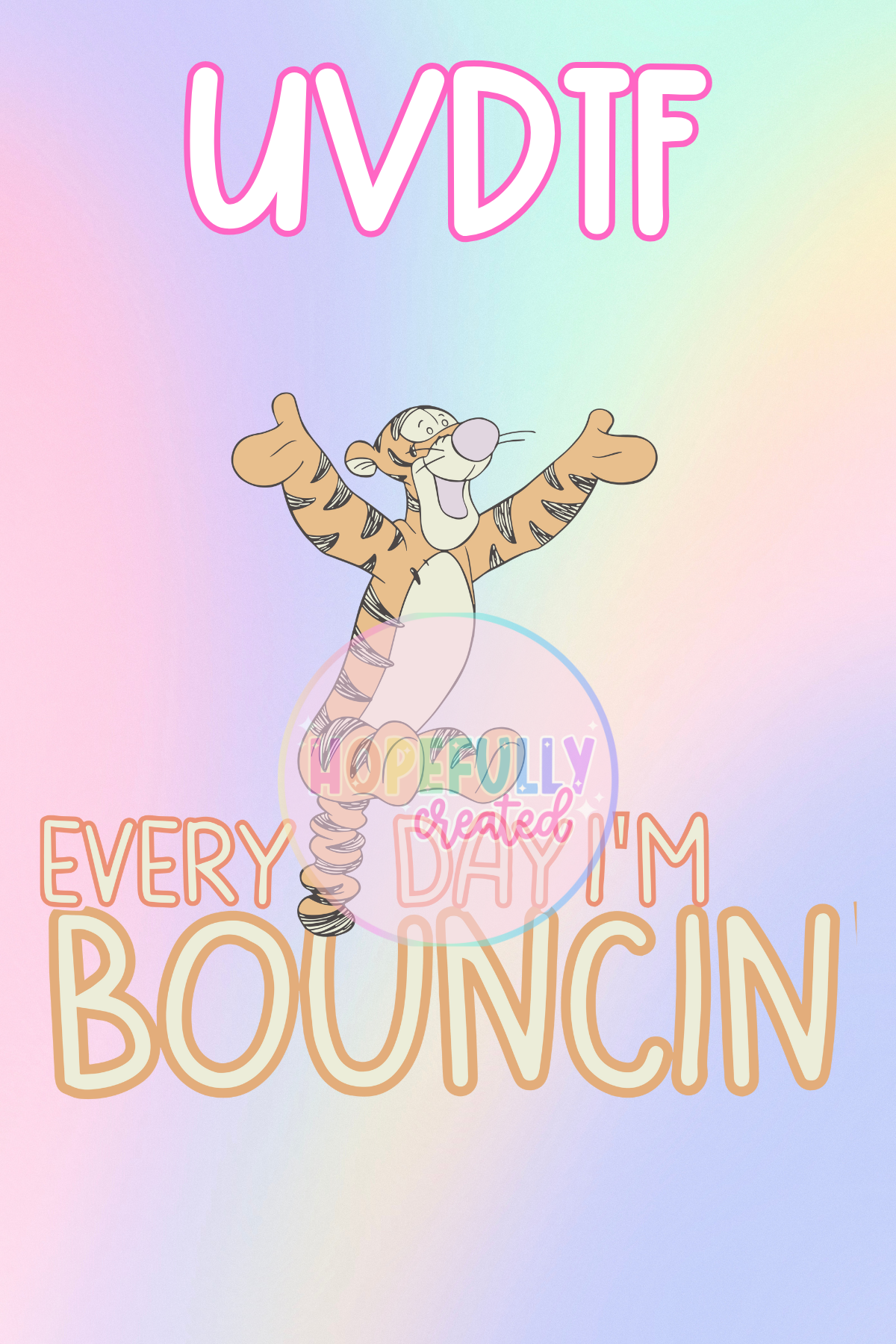 Bouncin' UVDTF Decal
