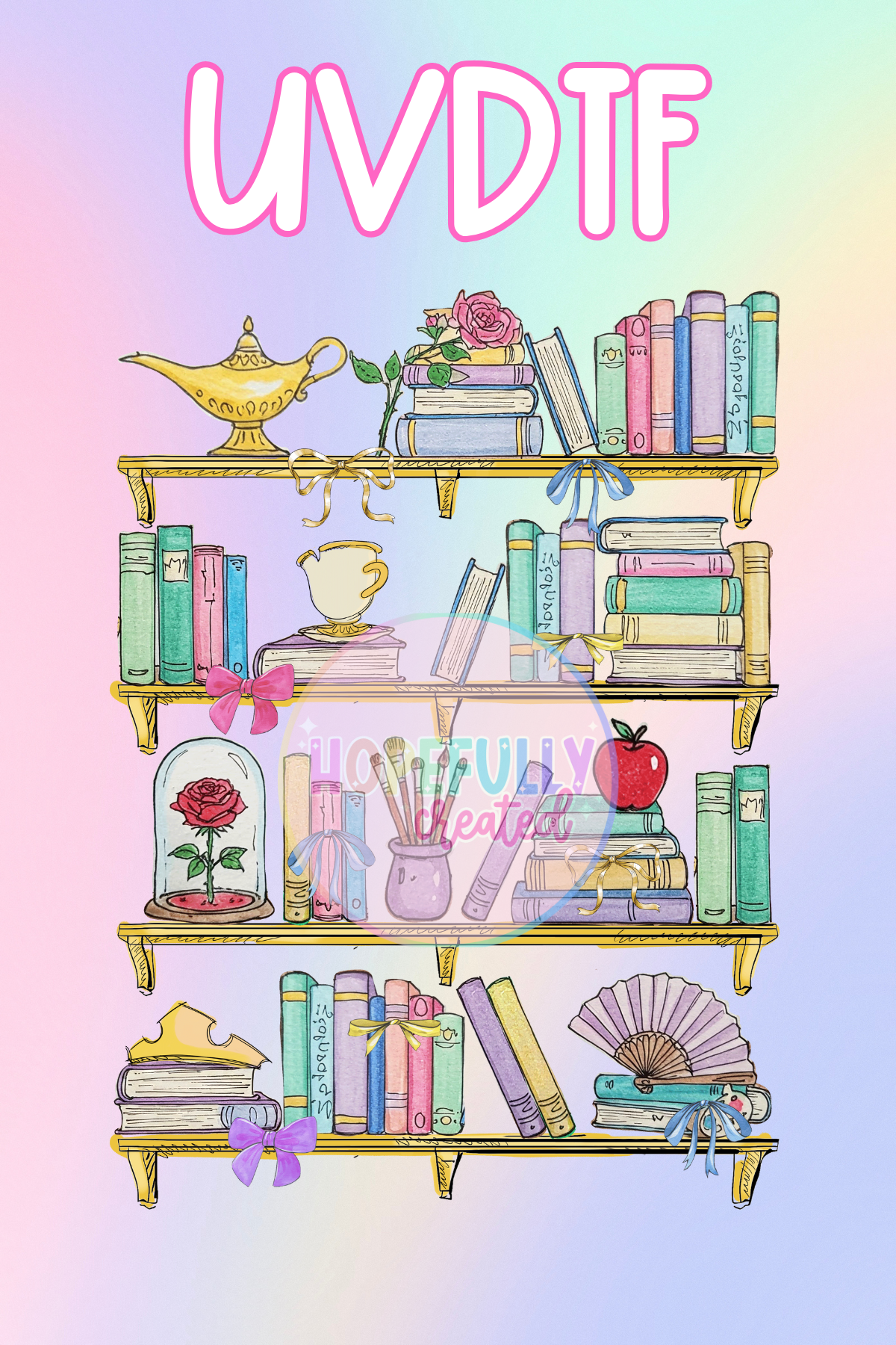 Princess Books UVDTF Decal