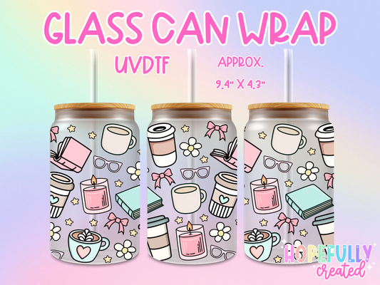 Cozy Era UVDTF Glass Can Wrap