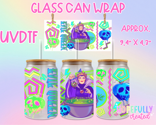 Evil Queen UVDTF Glass Can Wrap
