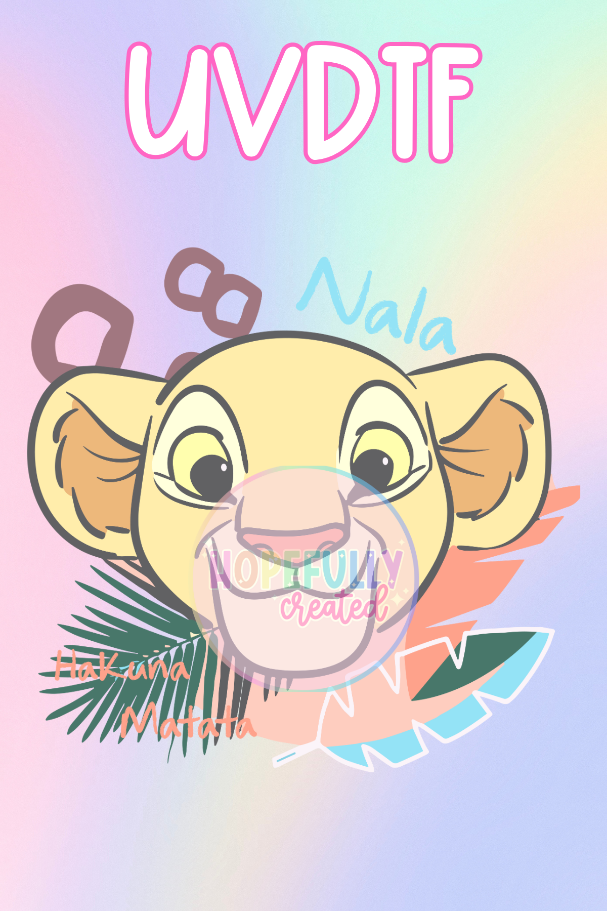 Nala UVDTF Decal
