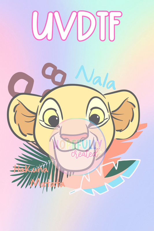 Nala UVDTF Decal