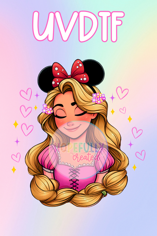 Princess UVDTF Decal
