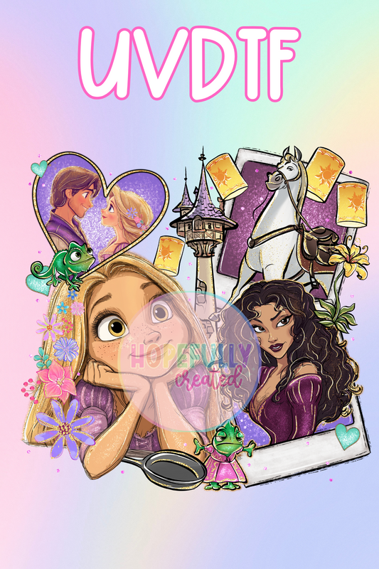 Tangled UVDTF Decal