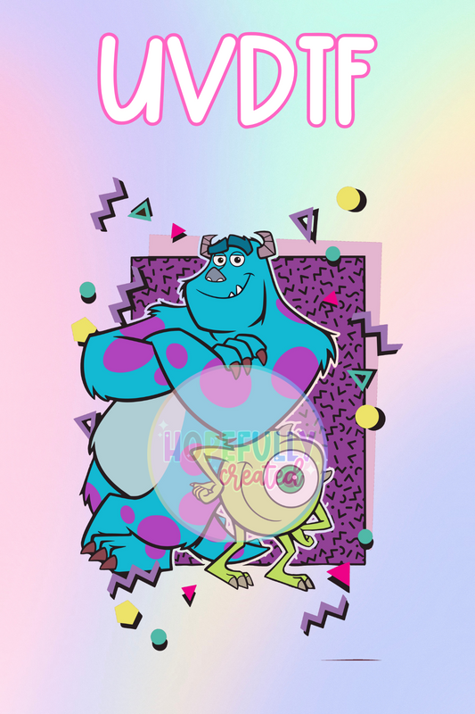Monsters UVDTF Decal