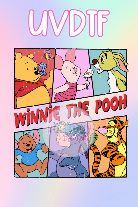 Bear Friends UVDTF Decal