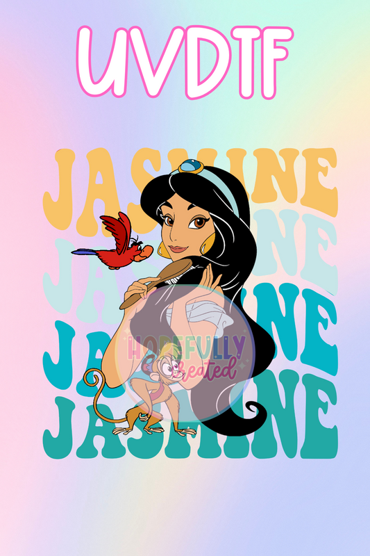 Jasmine UVDTF Decal
