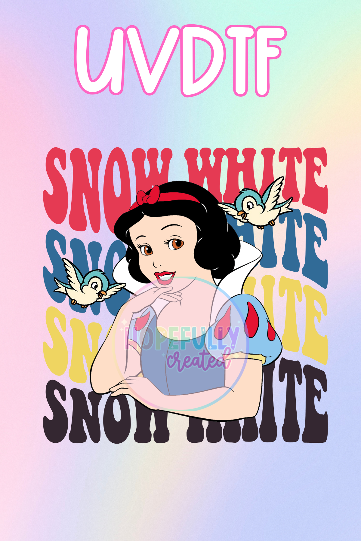 Snow White UVDTF Decal