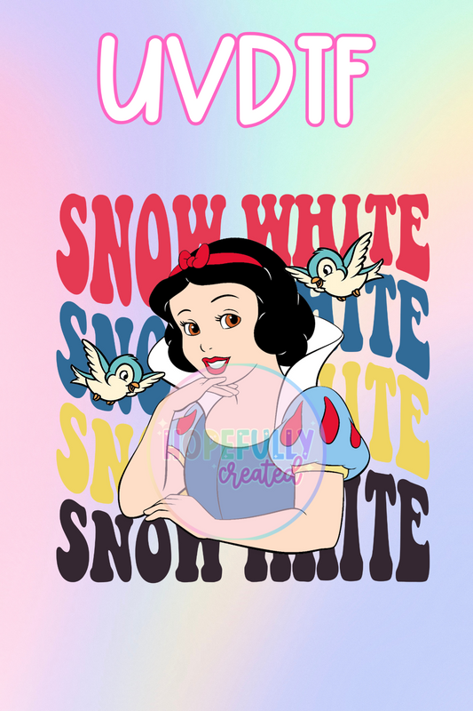Snow White UVDTF Decal