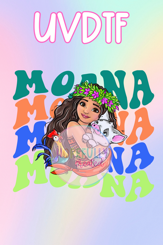 Moana UVDTF Decal