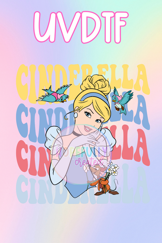 Cinderella UVDTF Decal