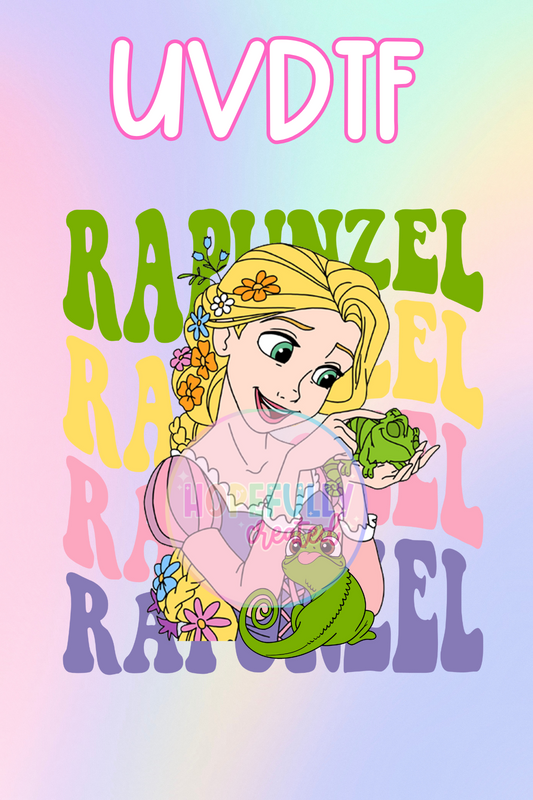 Rapunzel UVDTF Decal