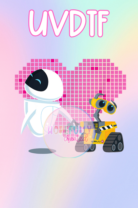 Robot Love UVDTF Decal