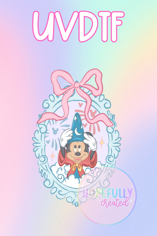 Sorceror Mickey UVDTF Decal